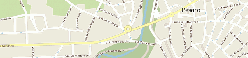 Mappa della impresa riminucci luciano a PESARO