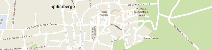 Mappa della impresa banca popolare friuladria spa a SPILIMBERGO