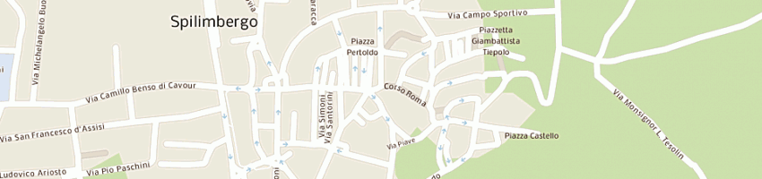 Mappa della impresa unicredit banca spa a SPILIMBERGO