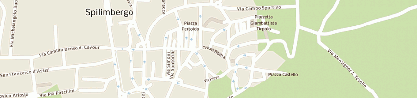 Mappa della impresa menini libreria cartoleria a SPILIMBERGO