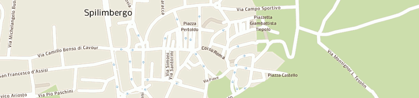 Mappa della impresa de marchi gianni antonio a SPILIMBERGO