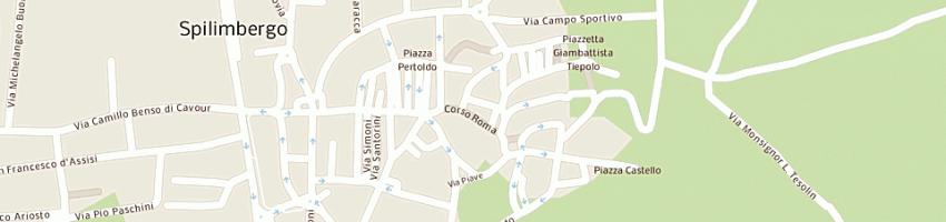 Mappa della impresa tracanelli umberto a SPILIMBERGO