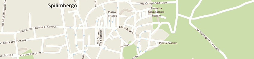 Mappa della impresa laurora lucio - la macia - a SPILIMBERGO
