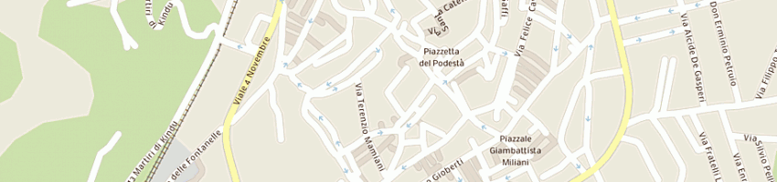 Mappa della impresa franchin rosa emanuela a FABRIANO