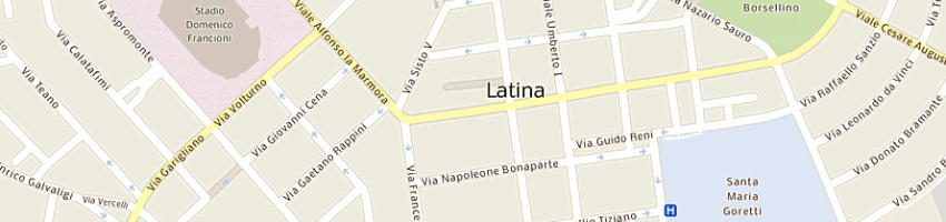 Mappa della impresa faralli benedetto paolo a LATINA