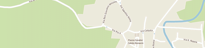 Mappa della impresa stadio comunale a FOSSALTA DI PORTOGRUARO