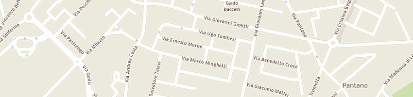 Mappa della impresa ctmdi rossini otello e c snc a PESARO