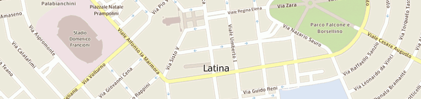 Mappa della impresa rm sas di caterina ombretta ranieri a LATINA