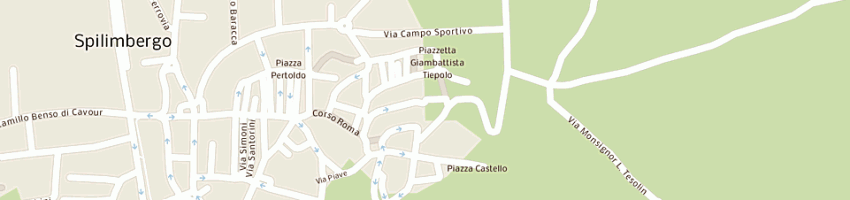 Mappa della impresa zozzolotto stefano a SPILIMBERGO