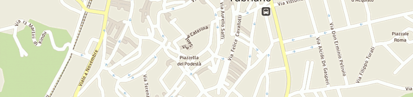 Mappa della impresa chiodi giancarlo a FABRIANO