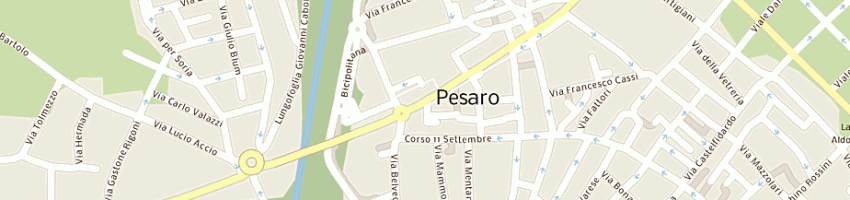 Mappa della impresa dolcetti paolo a PESARO