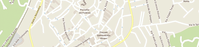 Mappa della impresa s a c e n spasocieta azionaria costruzioni edili napoli a FABRIANO