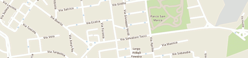 Mappa della impresa elleewzvc srl a LATINA