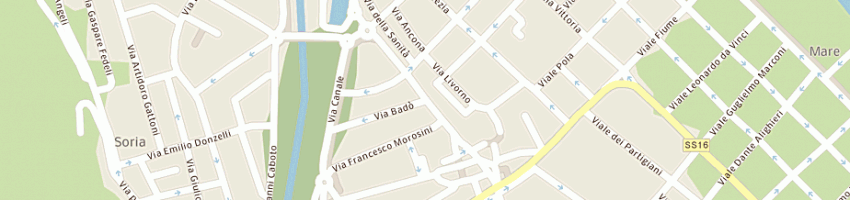 Mappa della impresa basciani matteo a PESARO