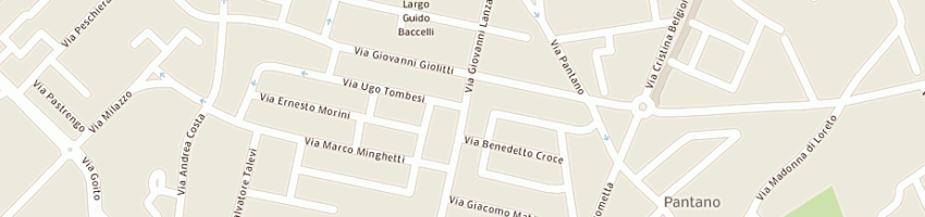 Mappa della impresa quattrini stefano a PESARO
