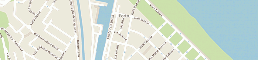 Mappa della impresa rossi bruno a PESARO