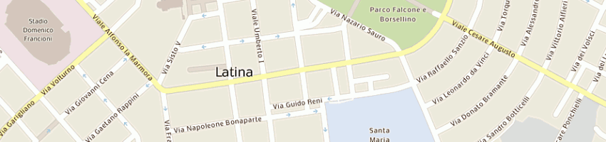 Mappa della impresa bonanni e menichelli sas di bonanni angelino e c a LATINA