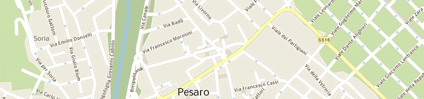 Mappa della impresa alimentari angelini di ferri riccardo snc a PESARO