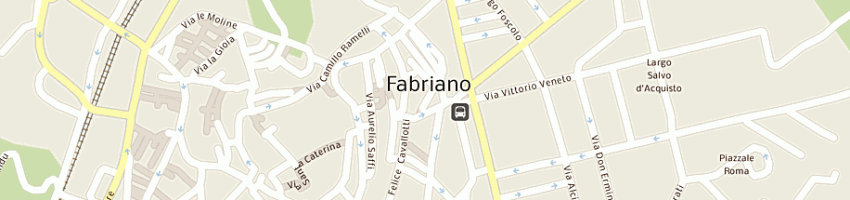 Mappa della impresa enologico agrario studio sbaffi a FABRIANO