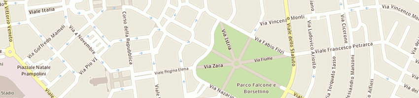 Mappa della impresa studio erre sas di baratta roberto a LATINA