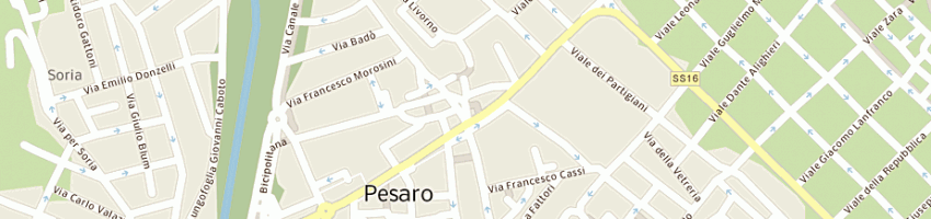Mappa della impresa macelleria rosticceria marisa a PESARO