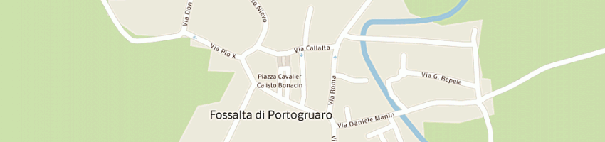 Mappa della impresa fioreria calligher maria a FOSSALTA DI PORTOGRUARO