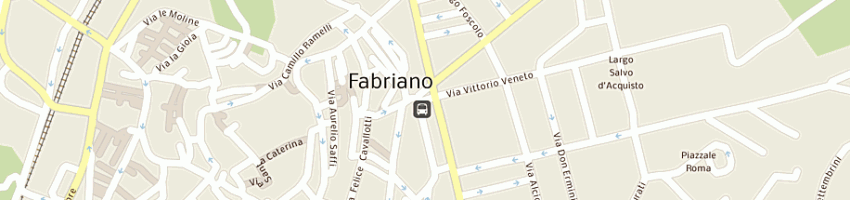 Mappa della impresa giuseppucci vito a FABRIANO