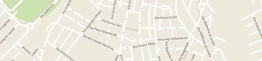 Mappa della impresa agenzia pratiche auto pagnoni di loscocco giovanna a PESARO