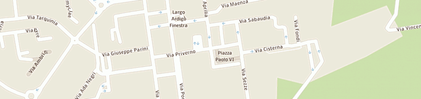 Mappa della impresa video to go snc di ercolani attilio e c a LATINA