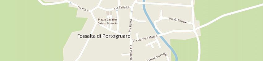 Mappa della impresa ippas pubblicita' a FOSSALTA DI PORTOGRUARO
