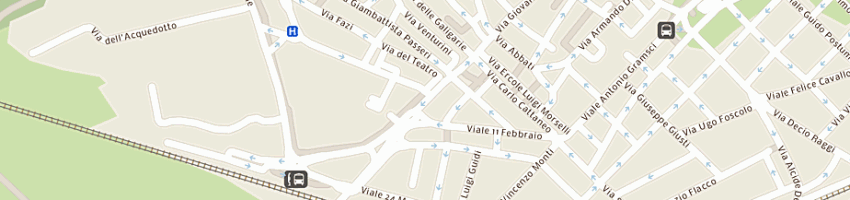 Mappa della impresa caffe' giardino di cibetta pietro e sassanelli vito snc a PESARO