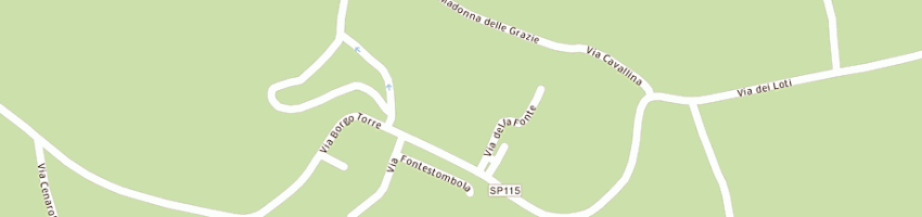 Mappa della impresa simoncelli goffredo a FRATTE ROSA