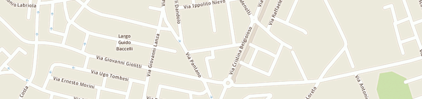 Mappa della impresa pandini lino a PESARO