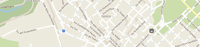 Mappa della impresa conservatorio rossini a PESARO