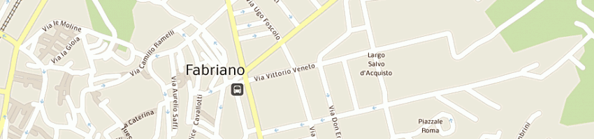 Mappa della impresa micucci luigi a FABRIANO
