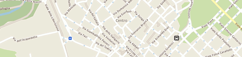 Mappa della impresa conservatorio di musica grossini a PESARO
