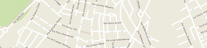 Mappa della impresa parrucchieria giusi e mara a PESARO