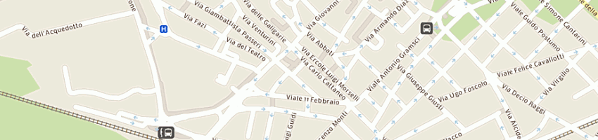 Mappa della impresa marchionni supermercati srl a PESARO