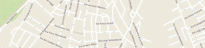 Mappa della impresa sebastianelli giorgia a PESARO