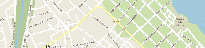 Mappa della impresa premiere di bardeggia simone e c sas a PESARO