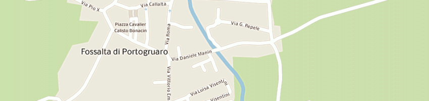Mappa della impresa dreon ottorino a FOSSALTA DI PORTOGRUARO