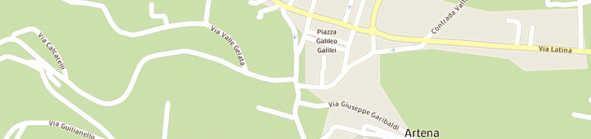 Mappa della impresa pizzeria al muretto di giusepponi erika a ARTENA