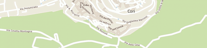Mappa della impresa canale tonino a CORI
