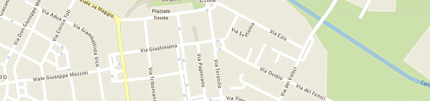 Mappa della impresa studio legale associato rocca-tulli a LATINA