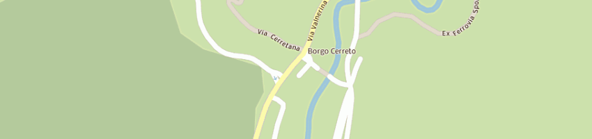 Mappa della impresa azienda usl n3 a CERRETO DI SPOLETO