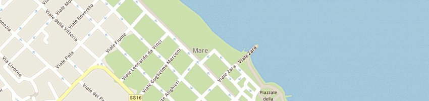 Mappa della impresa bagni tina 22 a PESARO