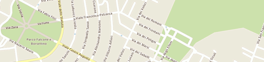Mappa della impresa moto officina snc di marinelli ezio e figli a LATINA