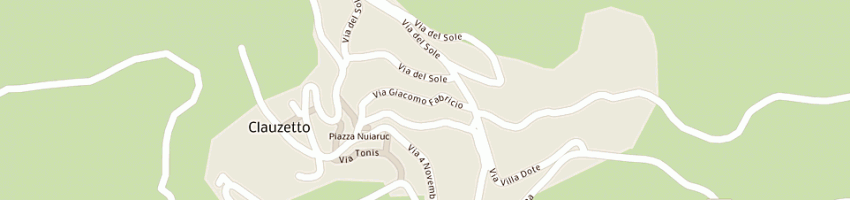 Mappa della impresa colledani antonio a CLAUZETTO