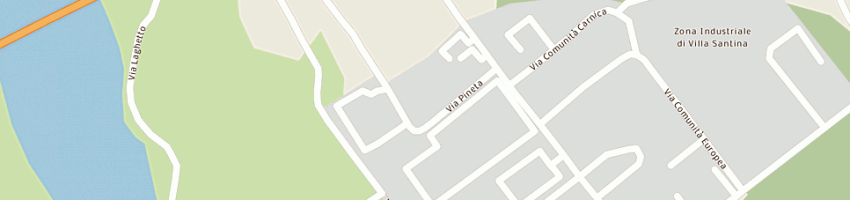 Mappa della impresa del fabbro serramenti srl a VILLA SANTINA