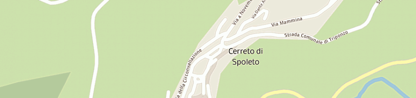 Mappa della impresa cerreto souvenir di diotallevi sara a CERRETO DI SPOLETO